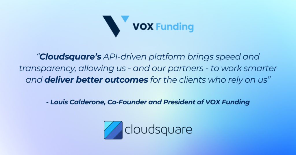 Cloudsquare’s API-driven platform brings speed and transparency, allowing us - and our partners - to work smarter and deliver better outcomes for the clients who rely on us.